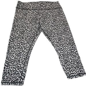 Black & Grey Animal Print Leggings